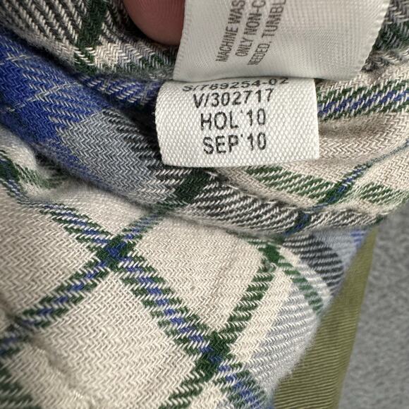 Old Navy‎ Womens Quilted Plaid Lining Sherpa Collar, Military Style Jacket LARGE - Picture 5 of 9